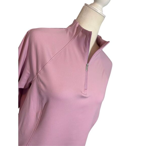 Apana light pink long sleeve 1/4 zip pullover - M - Picture 2 of 9